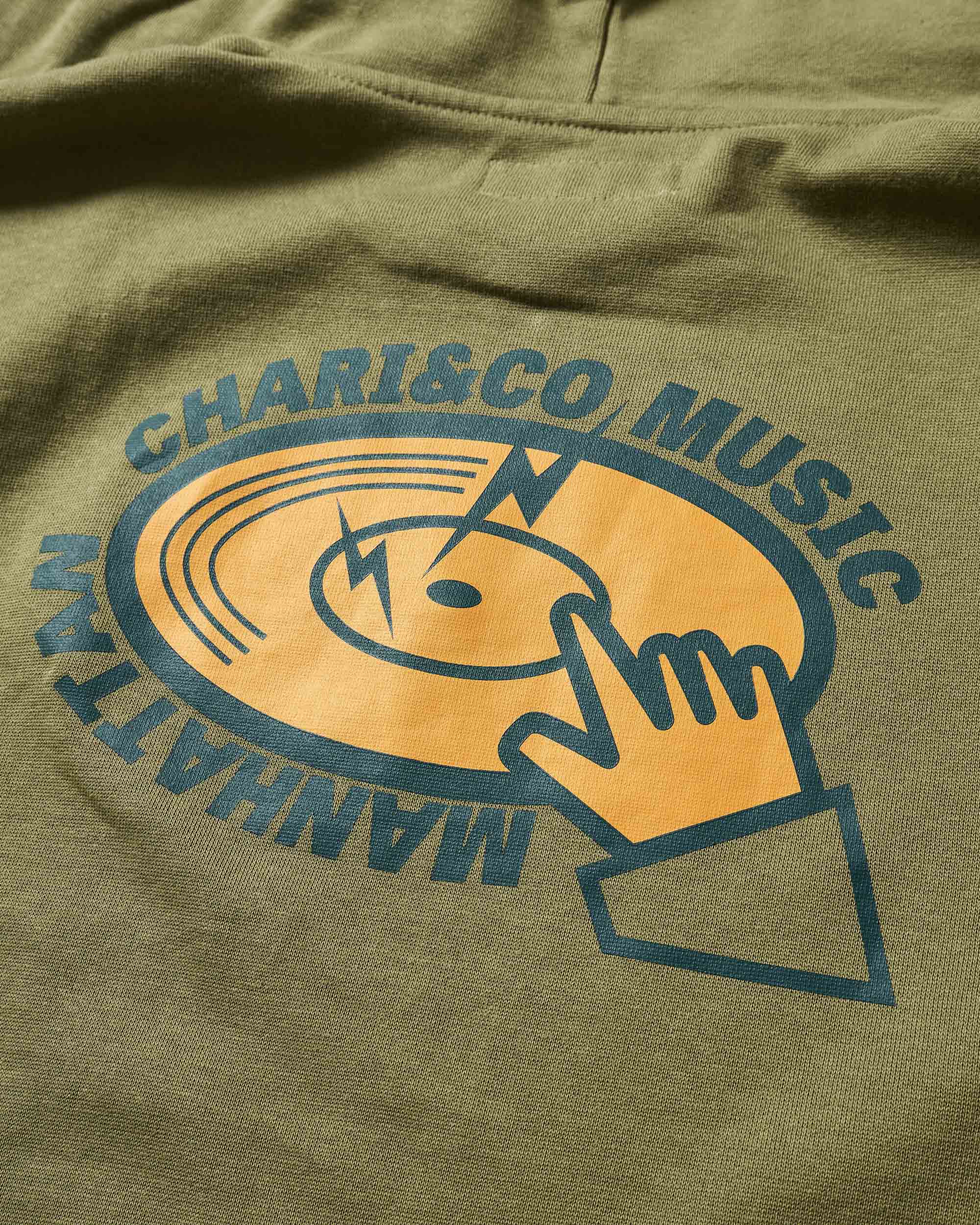 MUSIC COMPANY BUTTON UP SWEATS