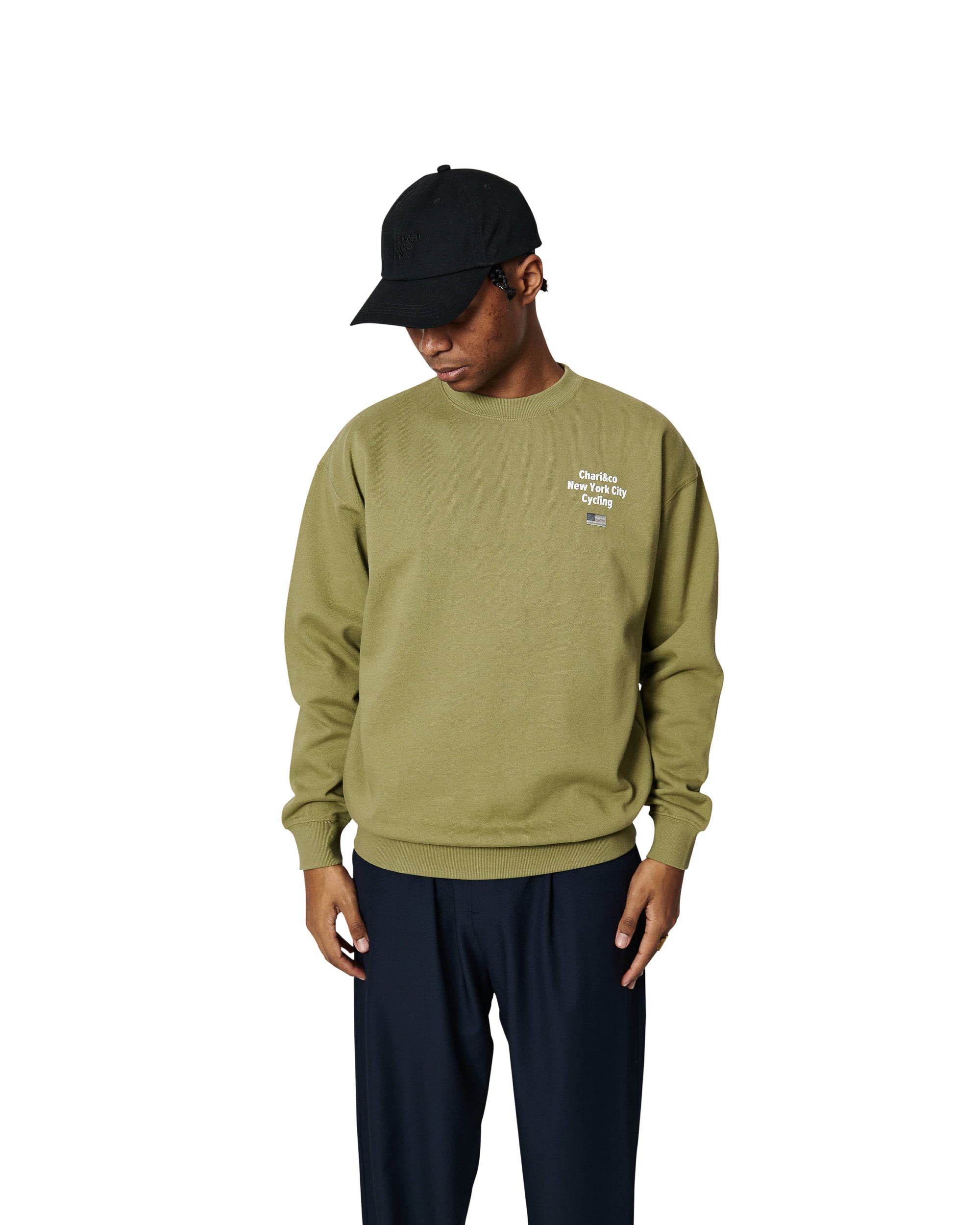 NYC CYCLING CREWNECK SWEATS