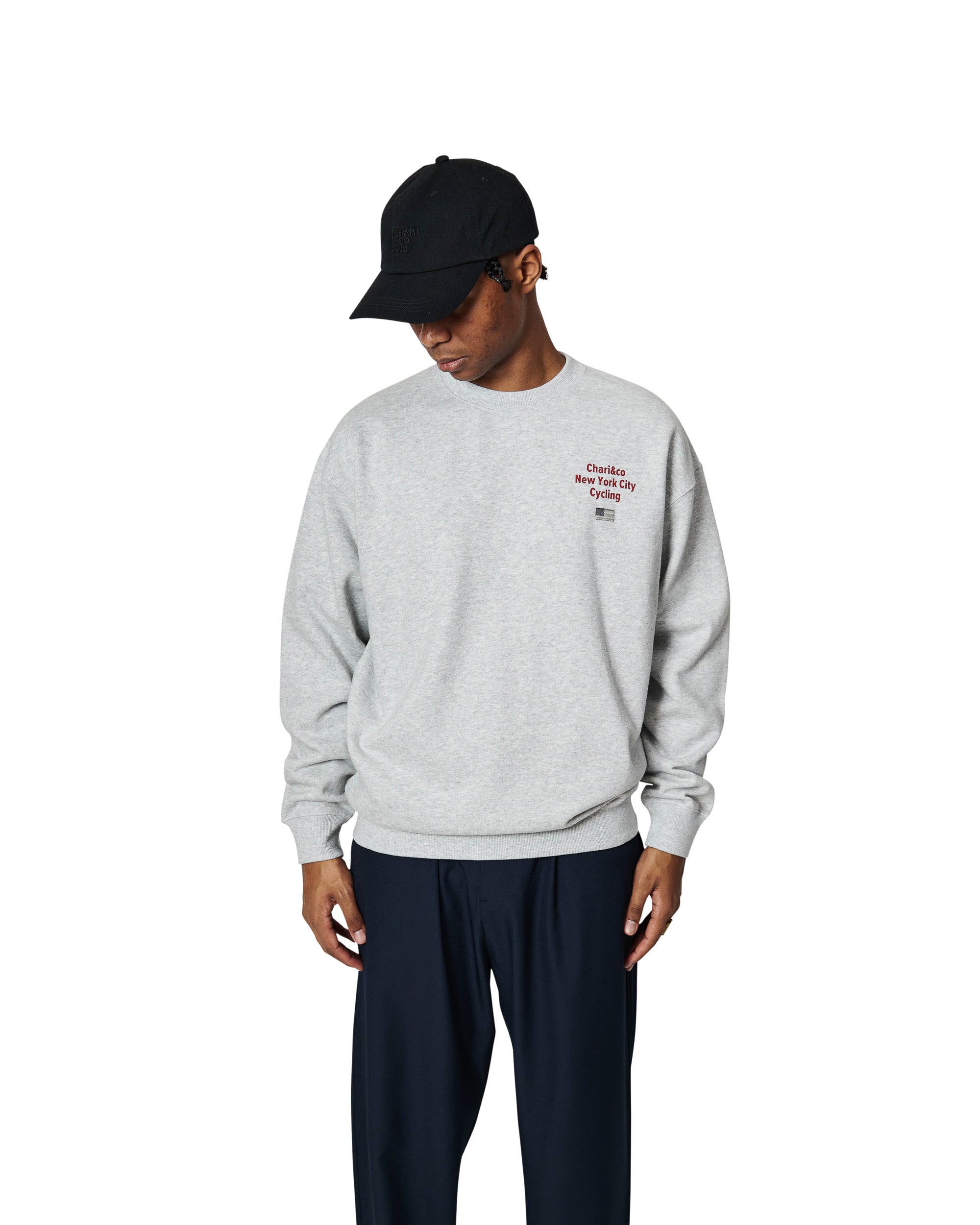 NYC CYCLING CREWNECK SWEATS