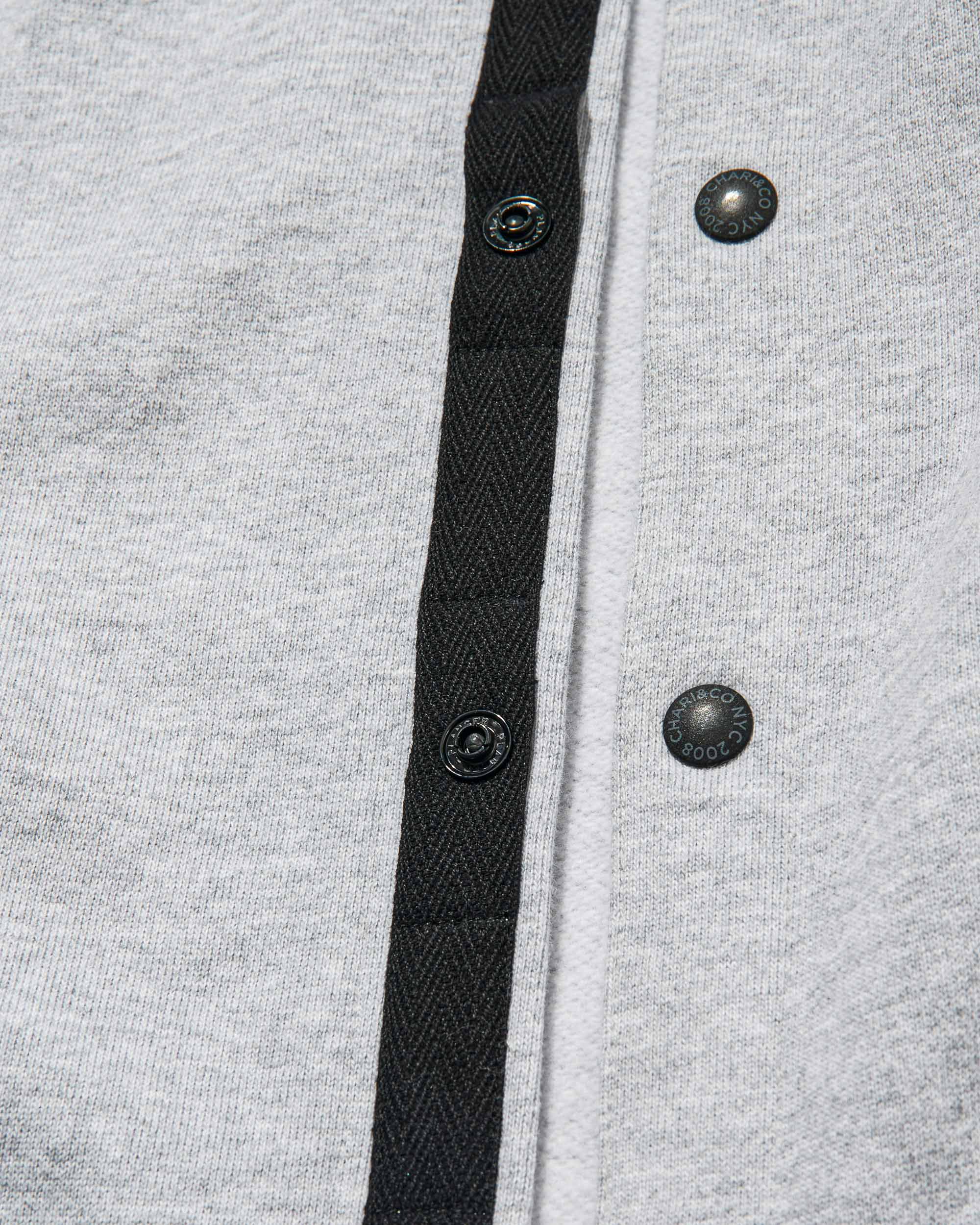 BUTTON DOWN HOODIE SWEATS