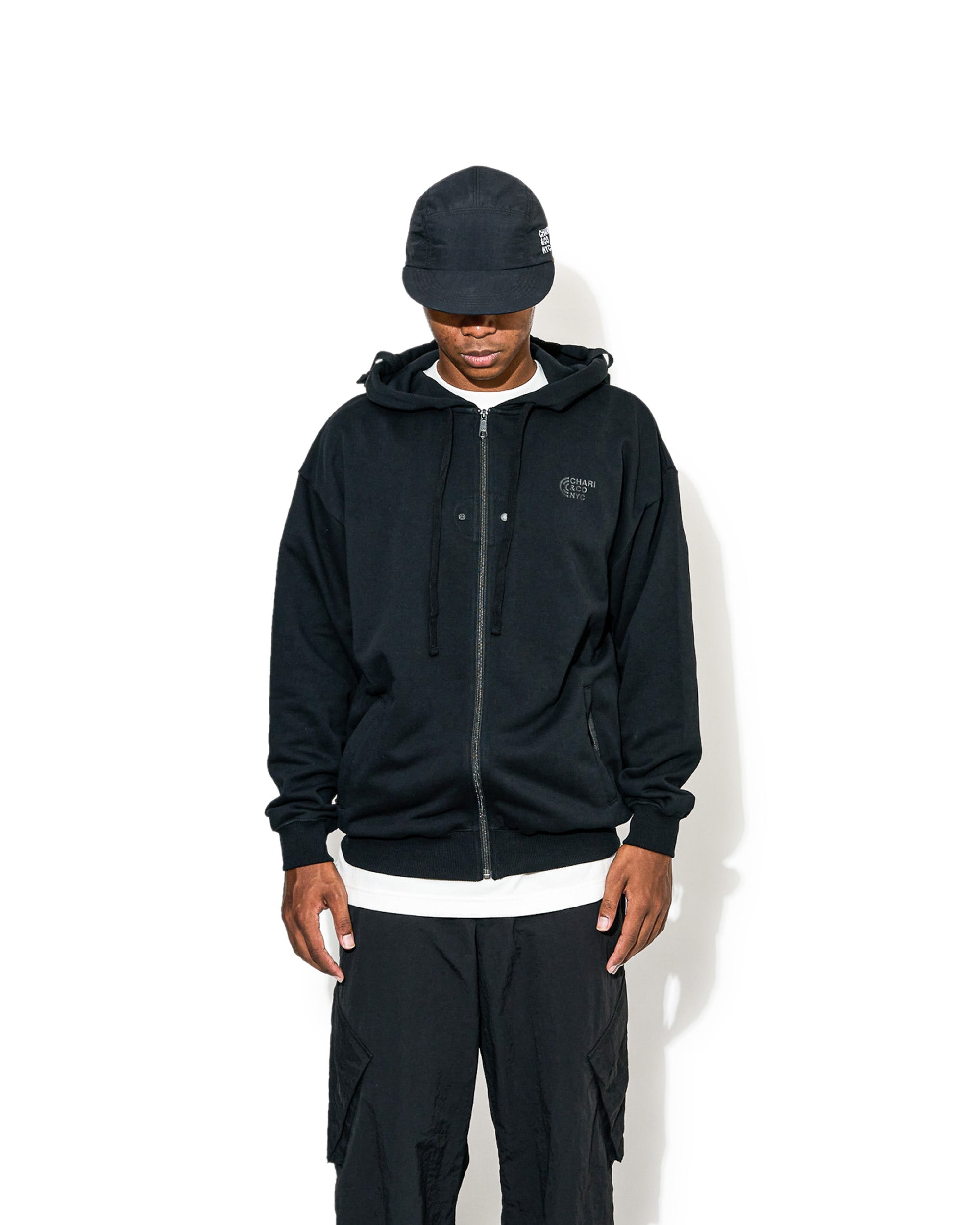 VENTILATED ZIPUP HOODIE SWEATS