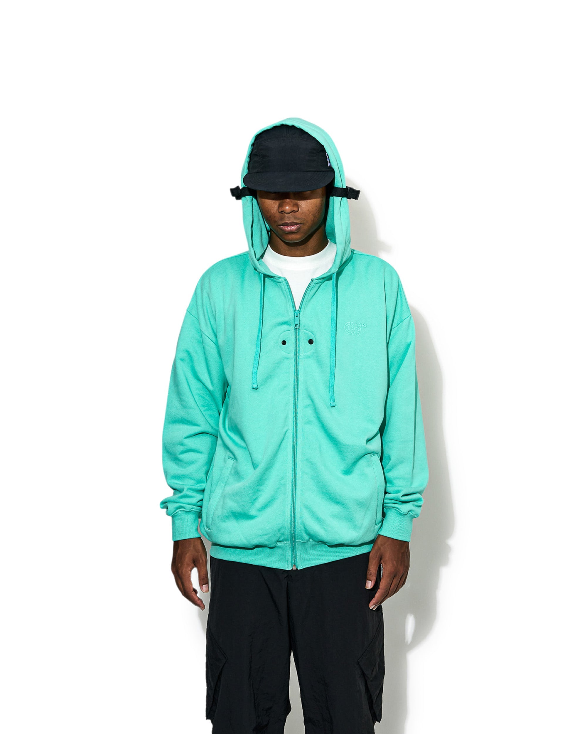VENTILATED ZIPUP HOODIE SWEATS