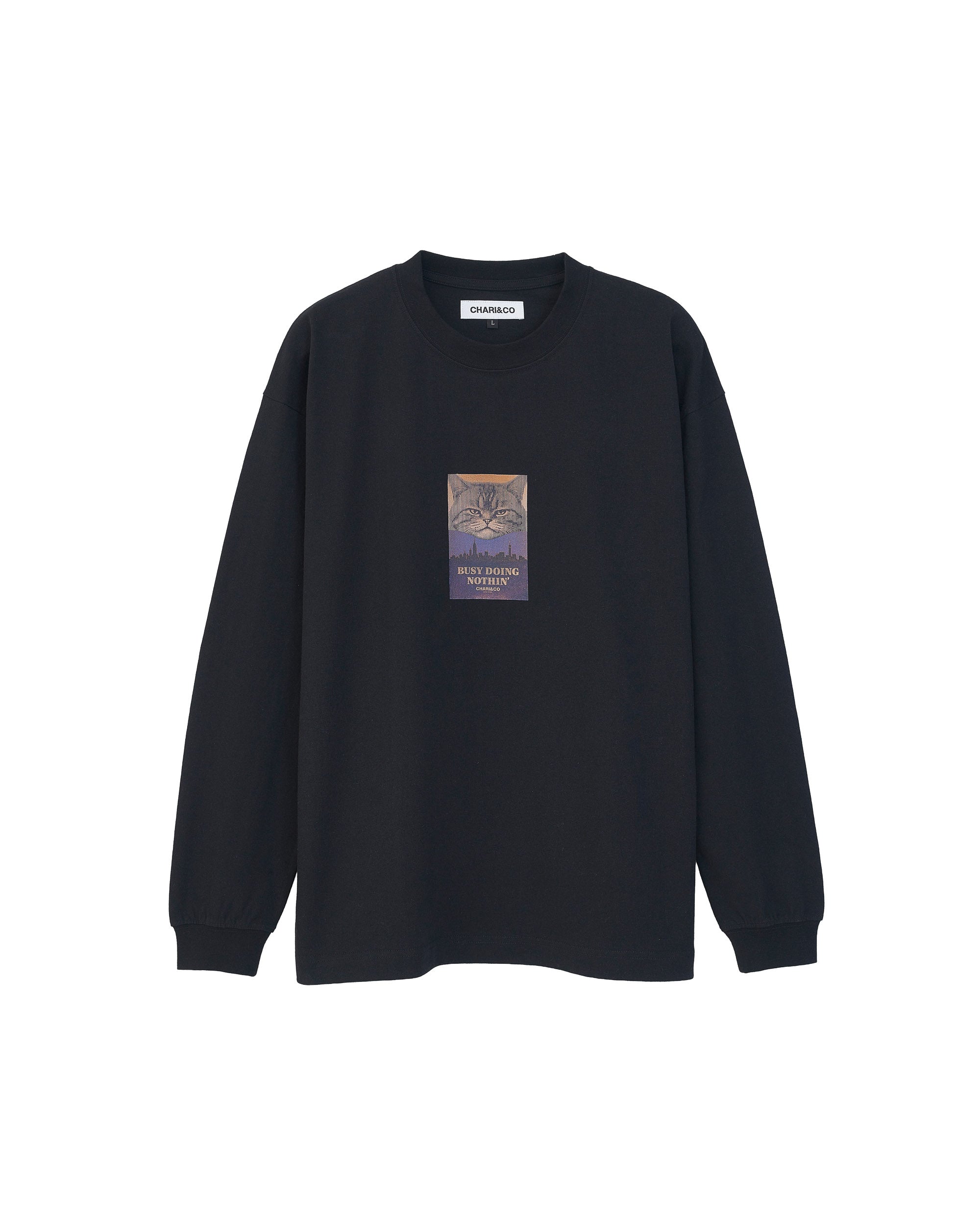 【9月初旬発売予定】CAT DOING NOTHING L/S TEE