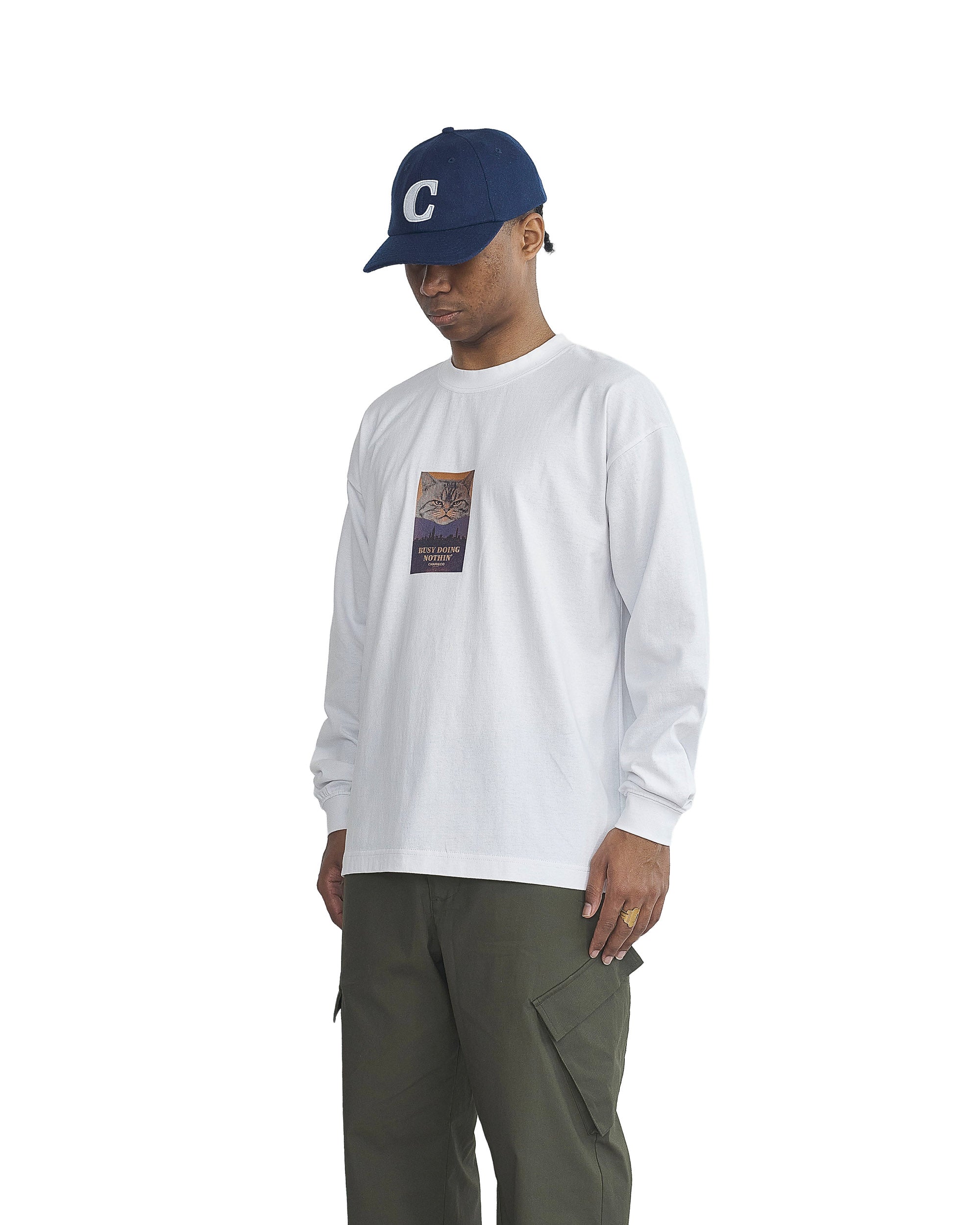 【9月初旬発売予定】CAT DOING NOTHING L/S TEE