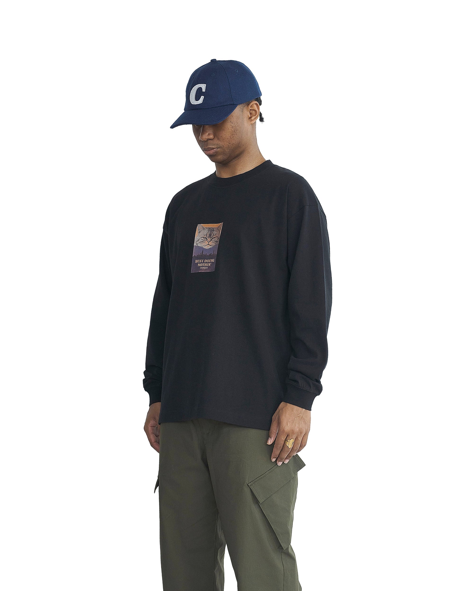 【9月初旬発売予定】CAT DOING NOTHING L/S TEE