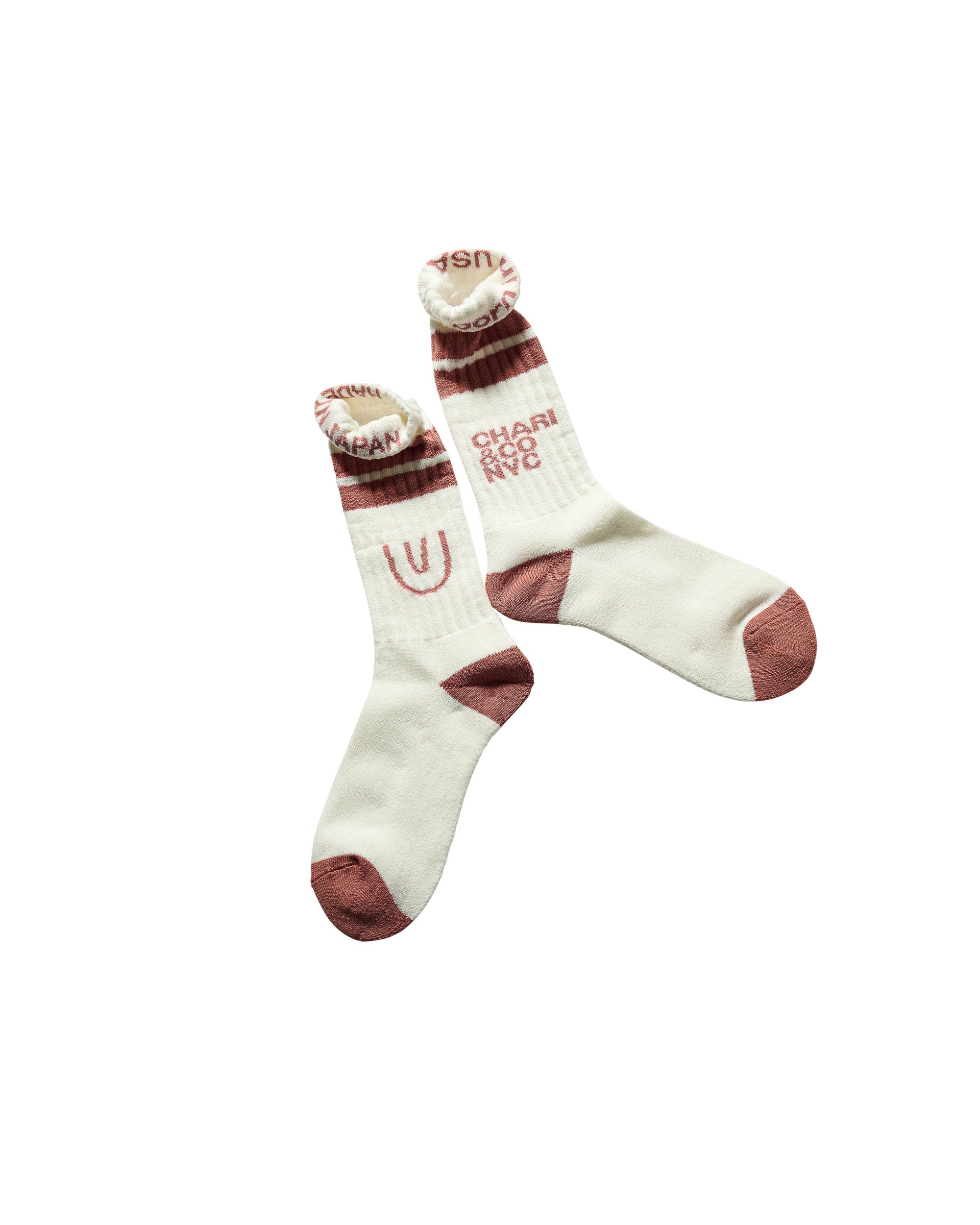 xCHING & CO SALMON SOCKS