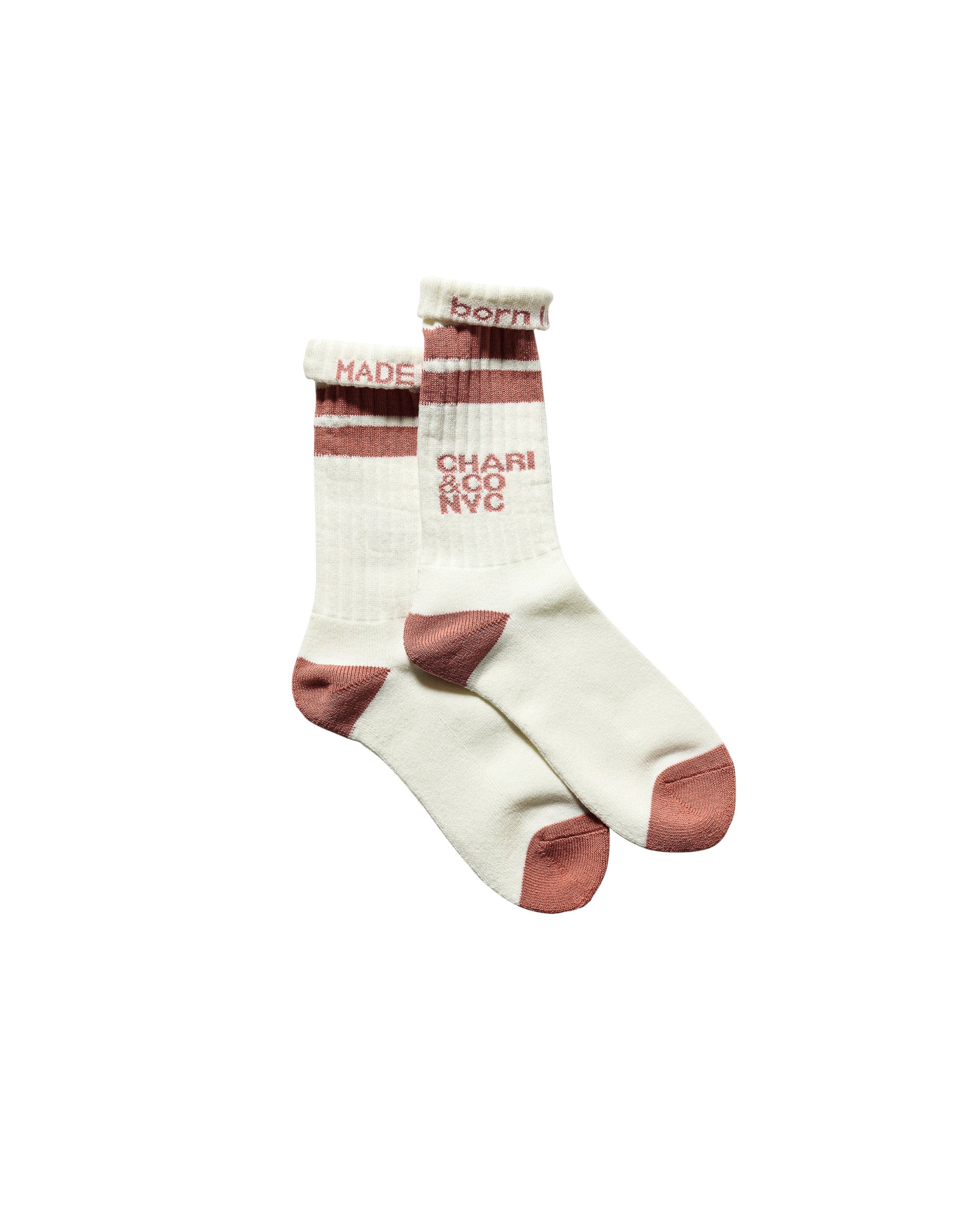 xCHING & CO SALMON SOCKS