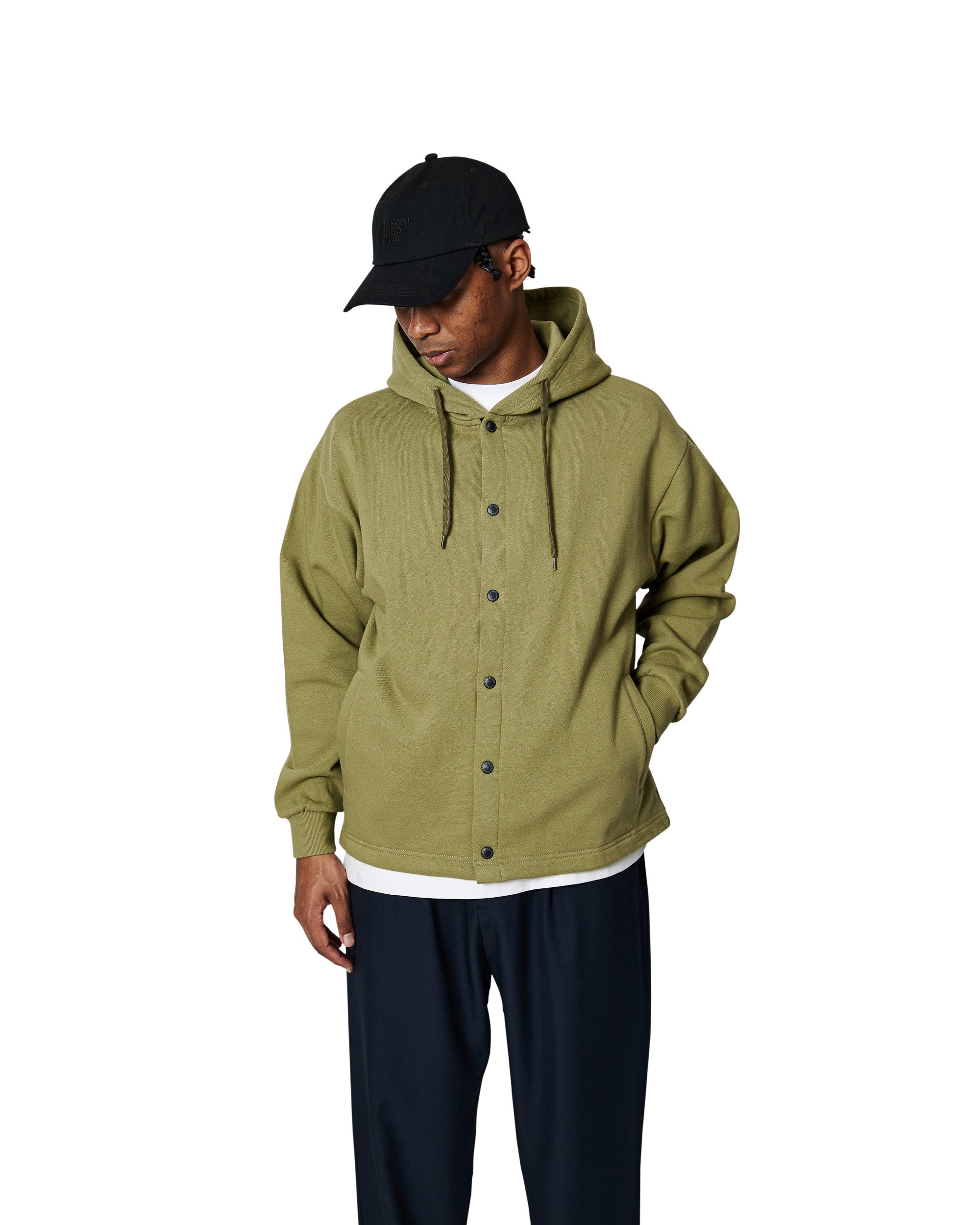 MUSIC COMPANY BUTTON UP SWEATS