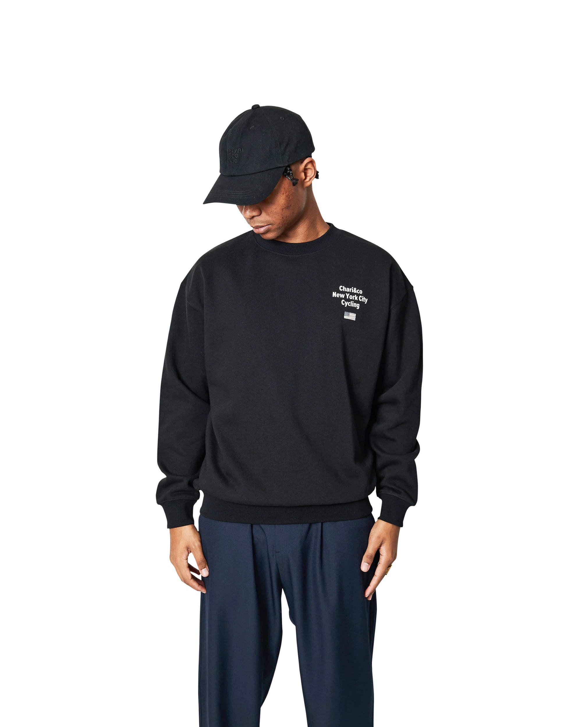 NYC CYCLING CREWNECK SWEATS
