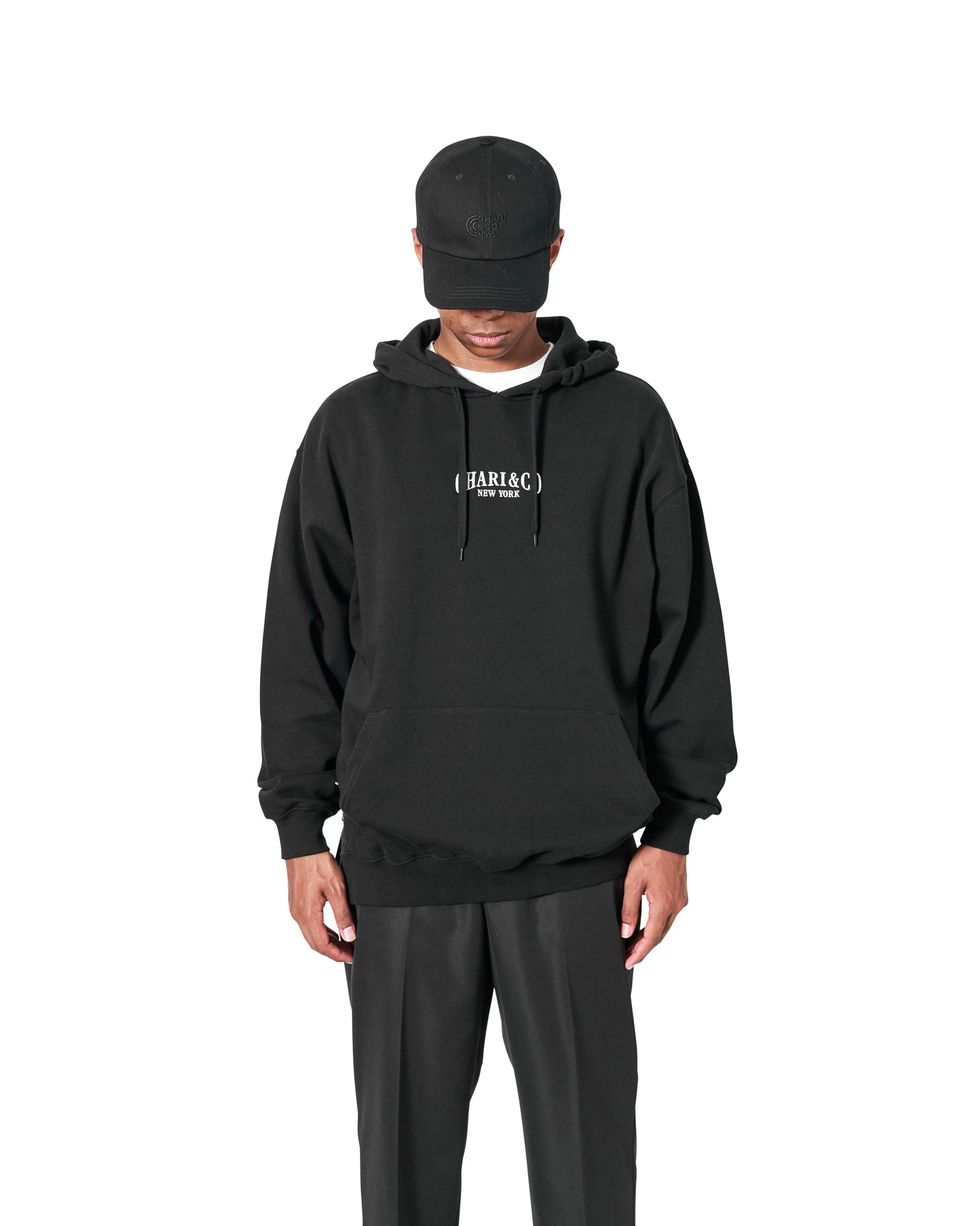 CHANMINA フード付きスウェット Lサイズ ブラック ARENA LOGO HOODIE SWEATS