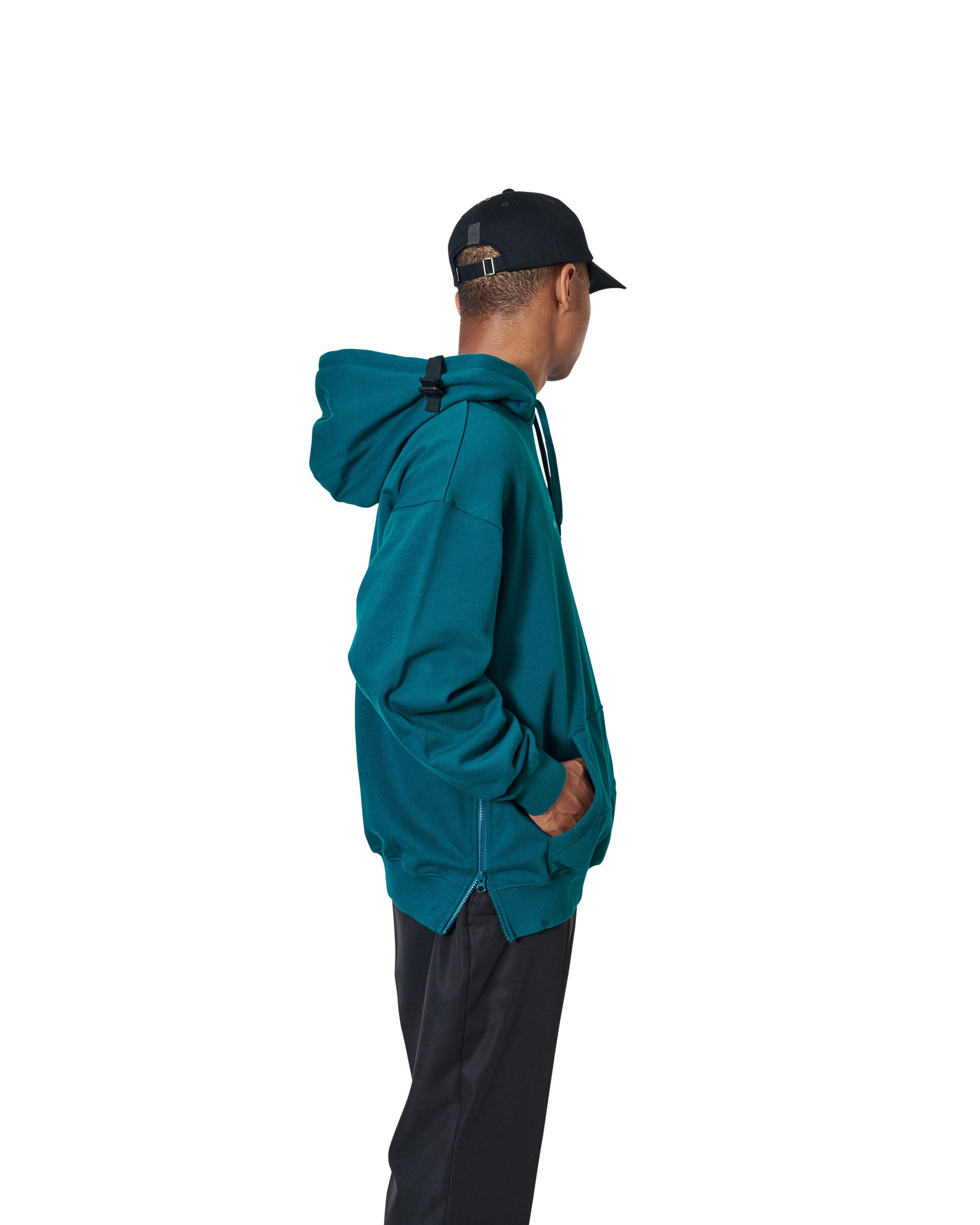 LOCATION LOGO VENTILATED HOODIE SWEATS