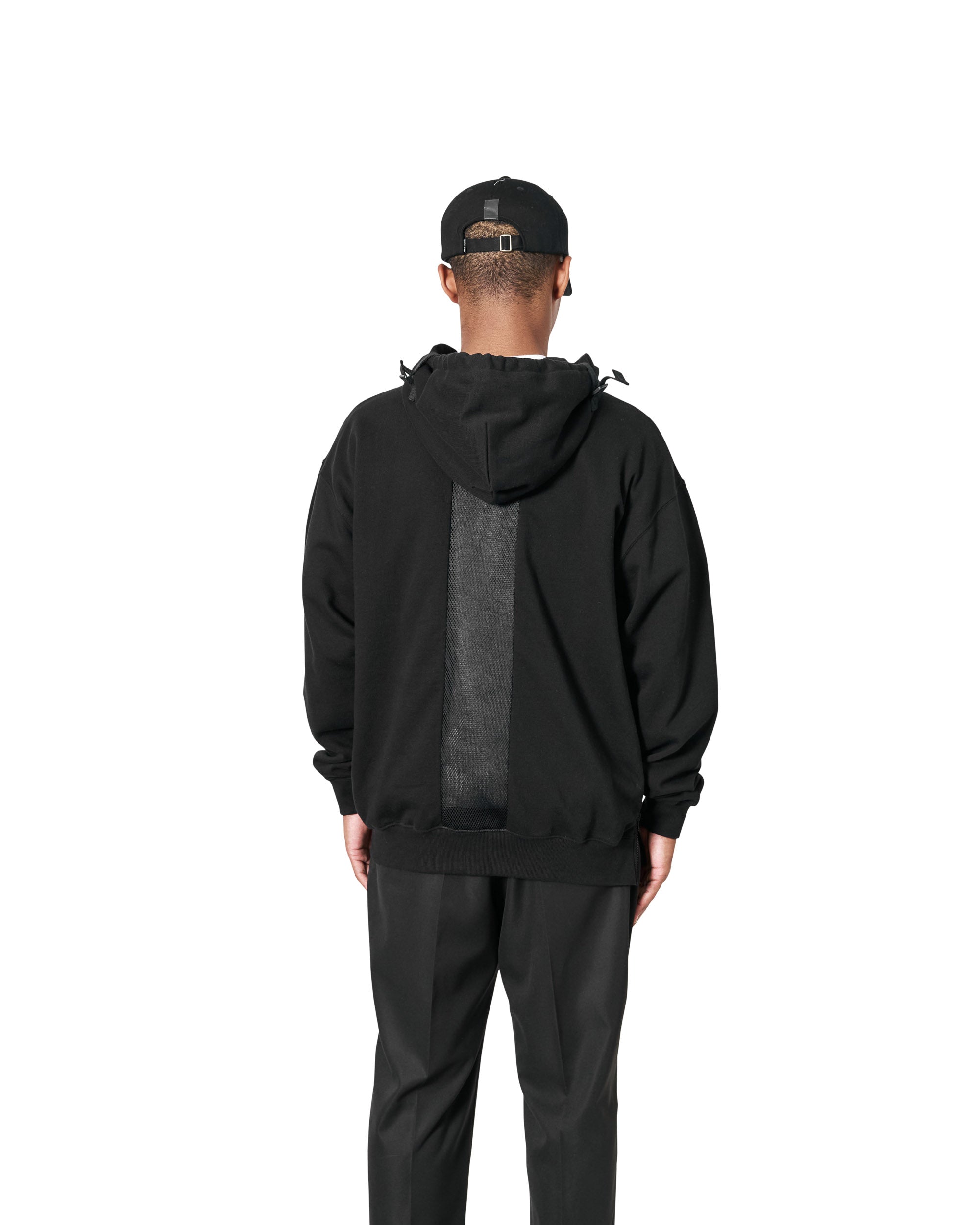 LOCATION LOGO VENTILATED HOODIE SWEATS