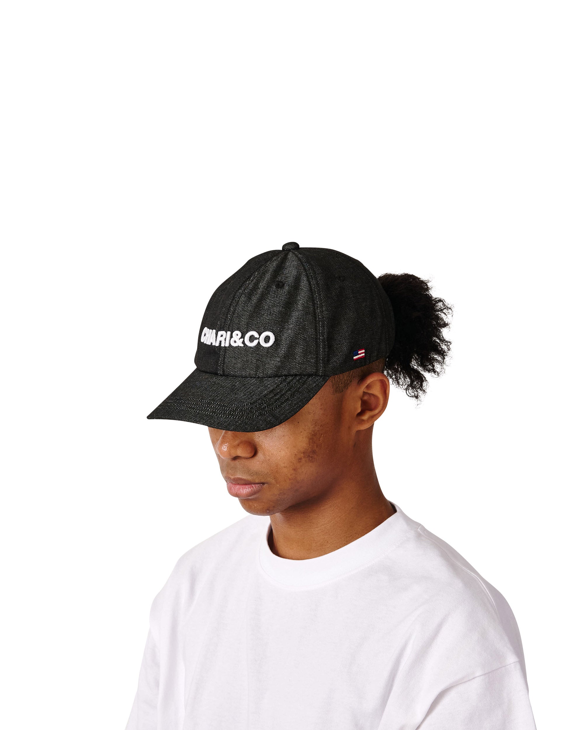 BOLD DENIM POLO CAP