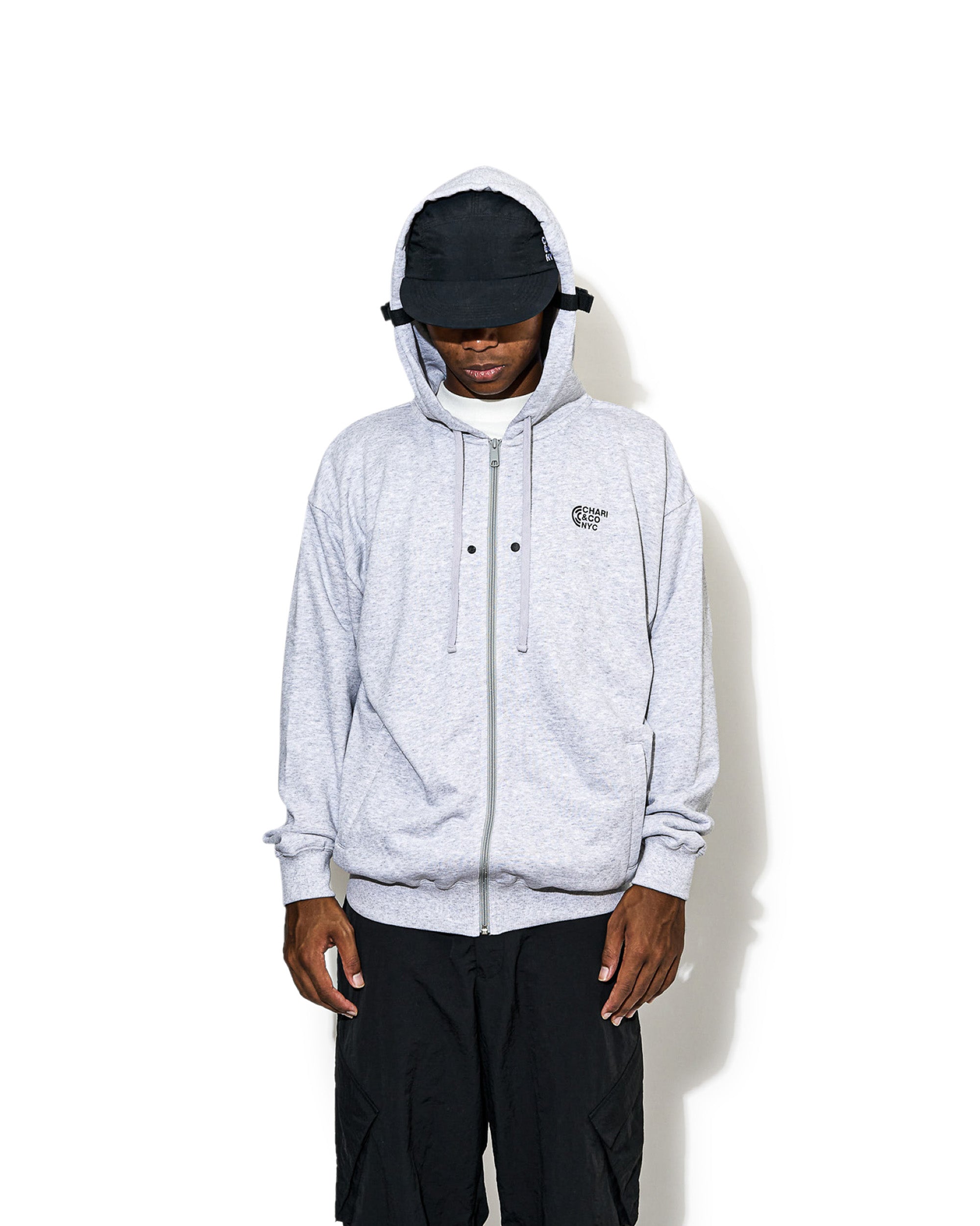 VENTILATED ZIPUP HOODIE SWEATS
