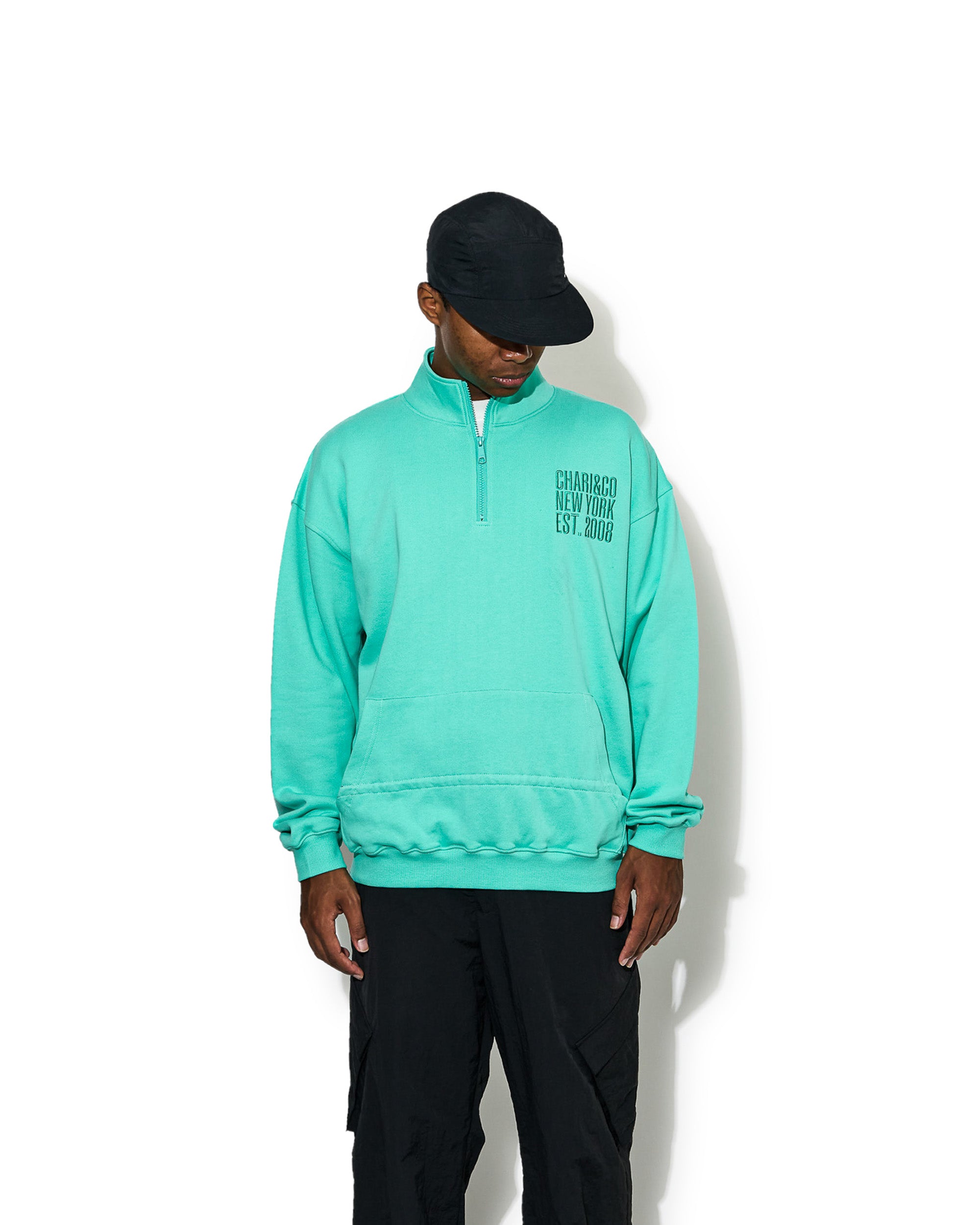 VENTILATED HI NECK SWEATS