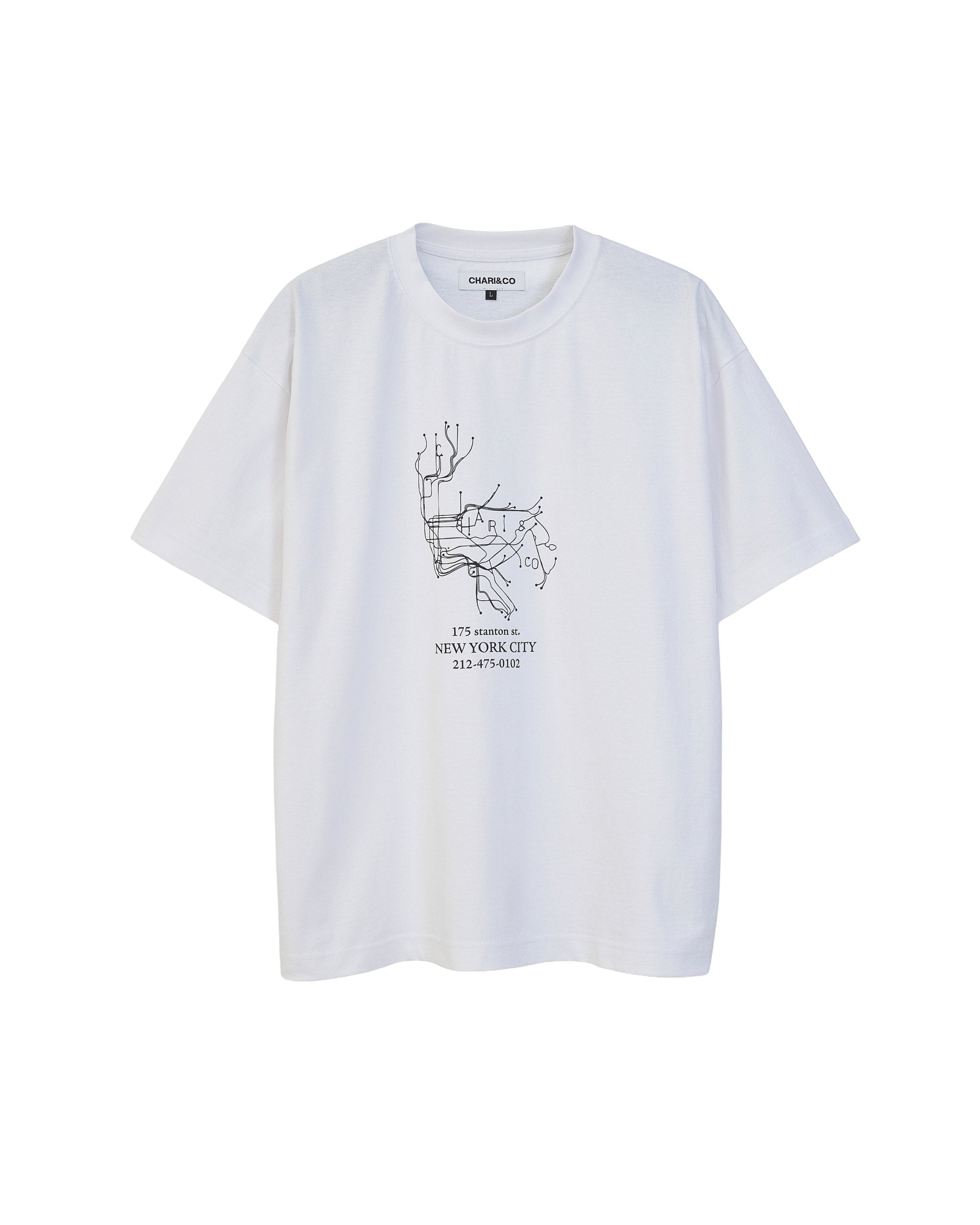 【8月初旬発売予定】CHARI METRO MAP TEE