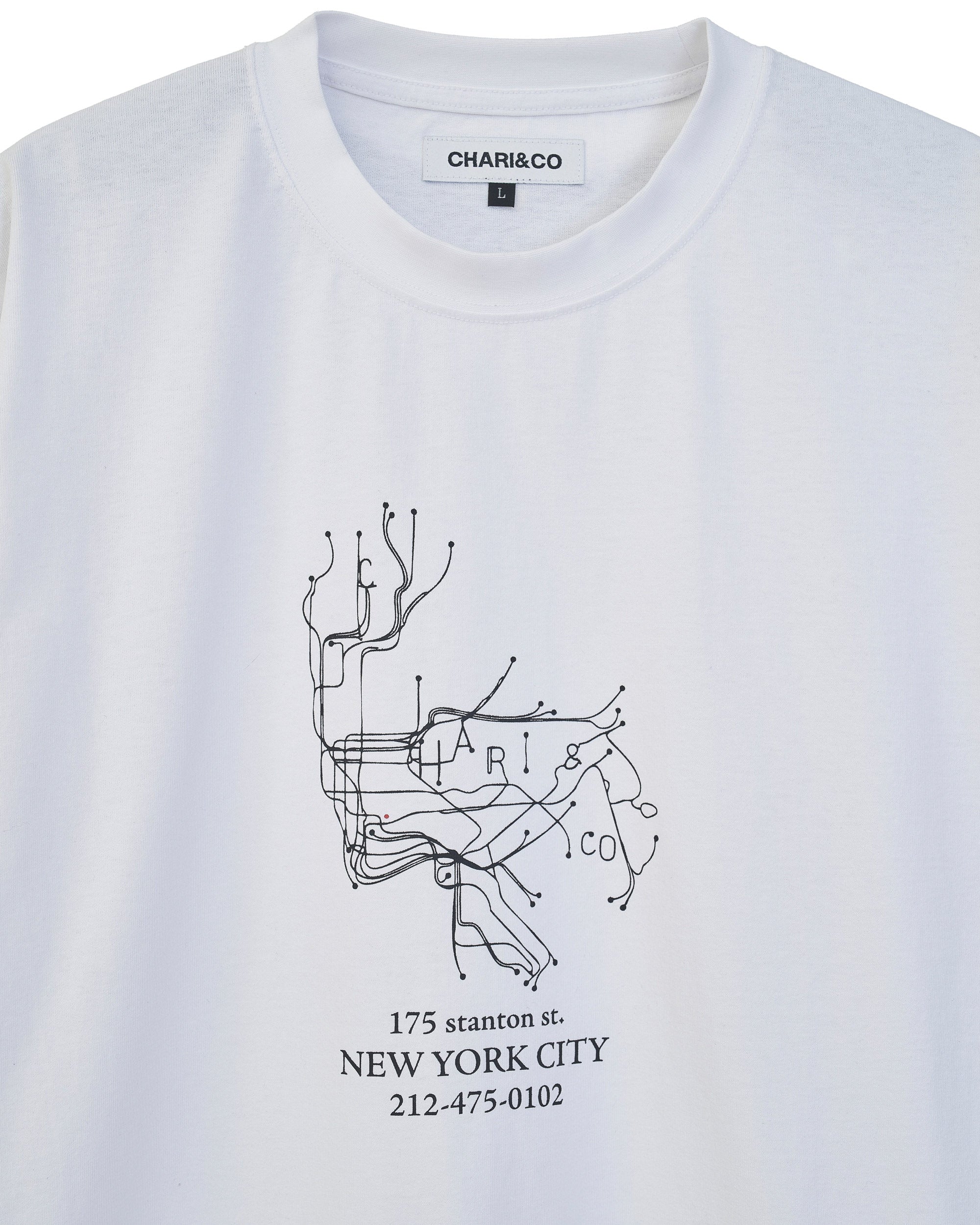 【8月初旬発売予定】CHARI METRO MAP TEE