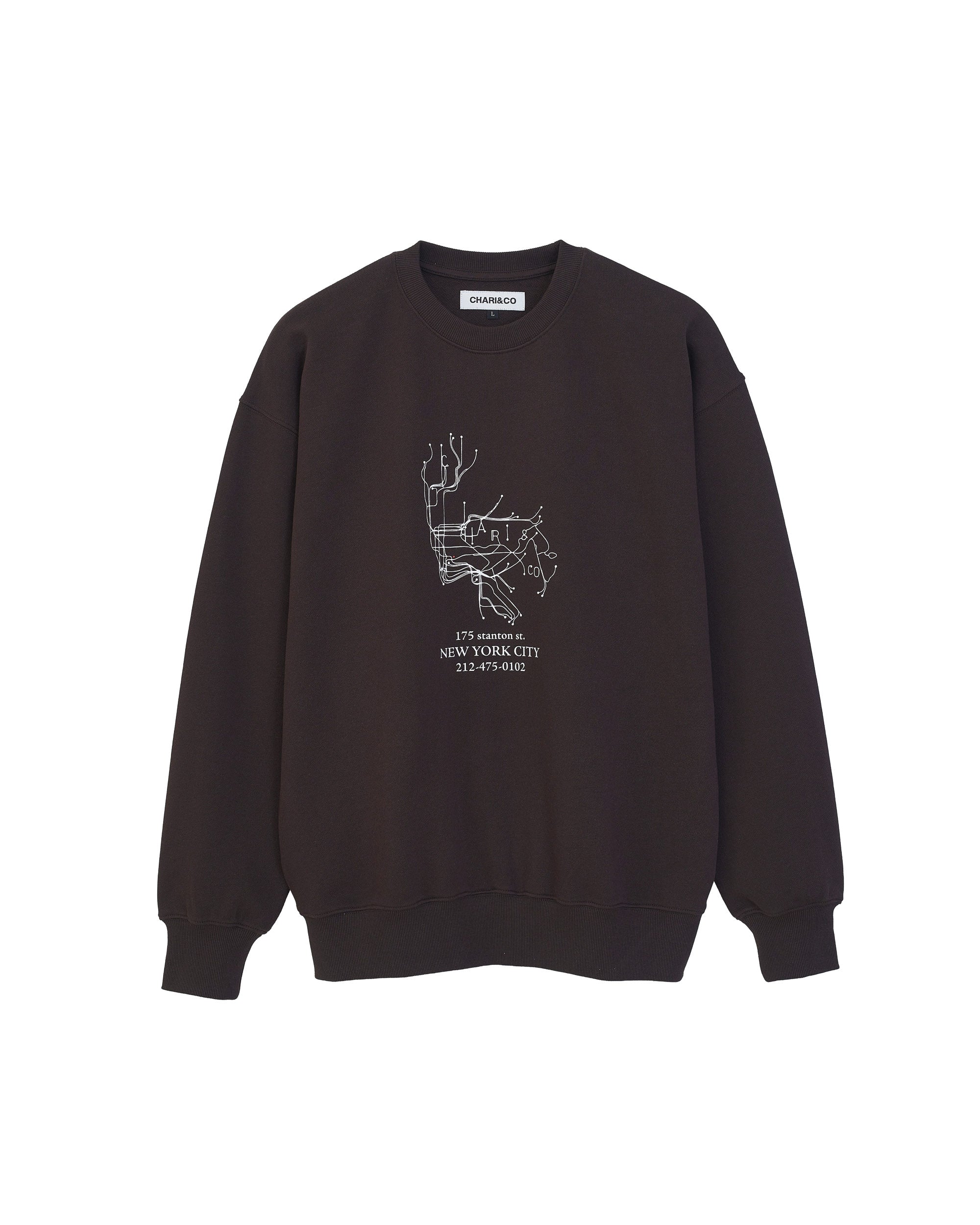 【9月初旬発売予定】CHARI METRO MAP SWEATS