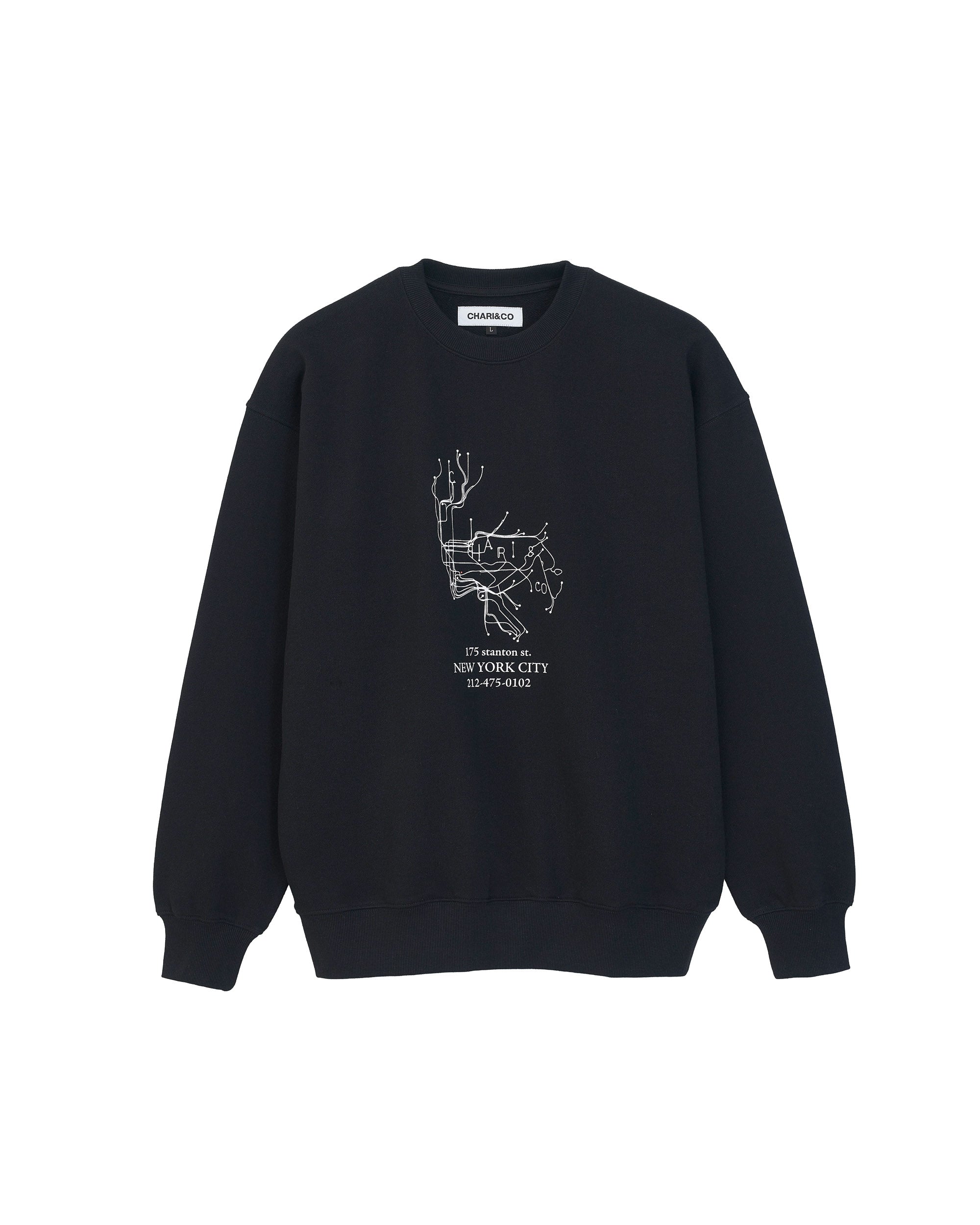 【9月初旬発売予定】CHARI METRO MAP SWEATS