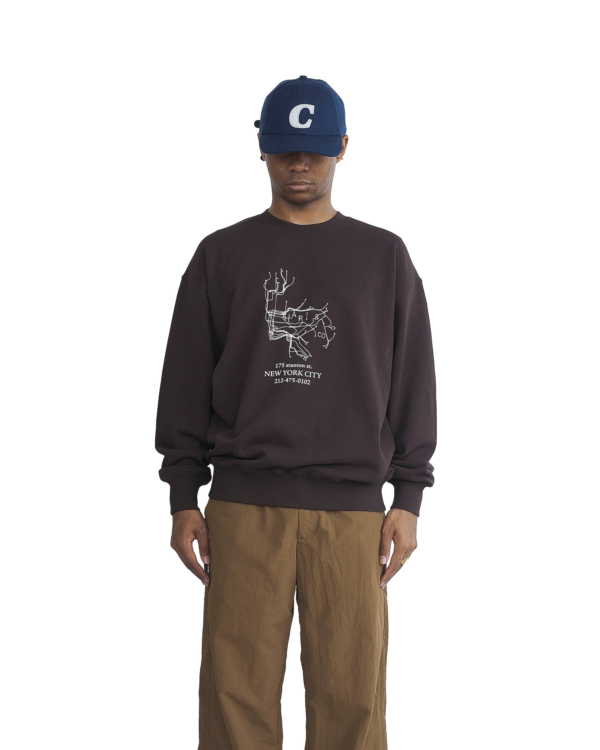 【9月初旬発売予定】CHARI METRO MAP SWEATS