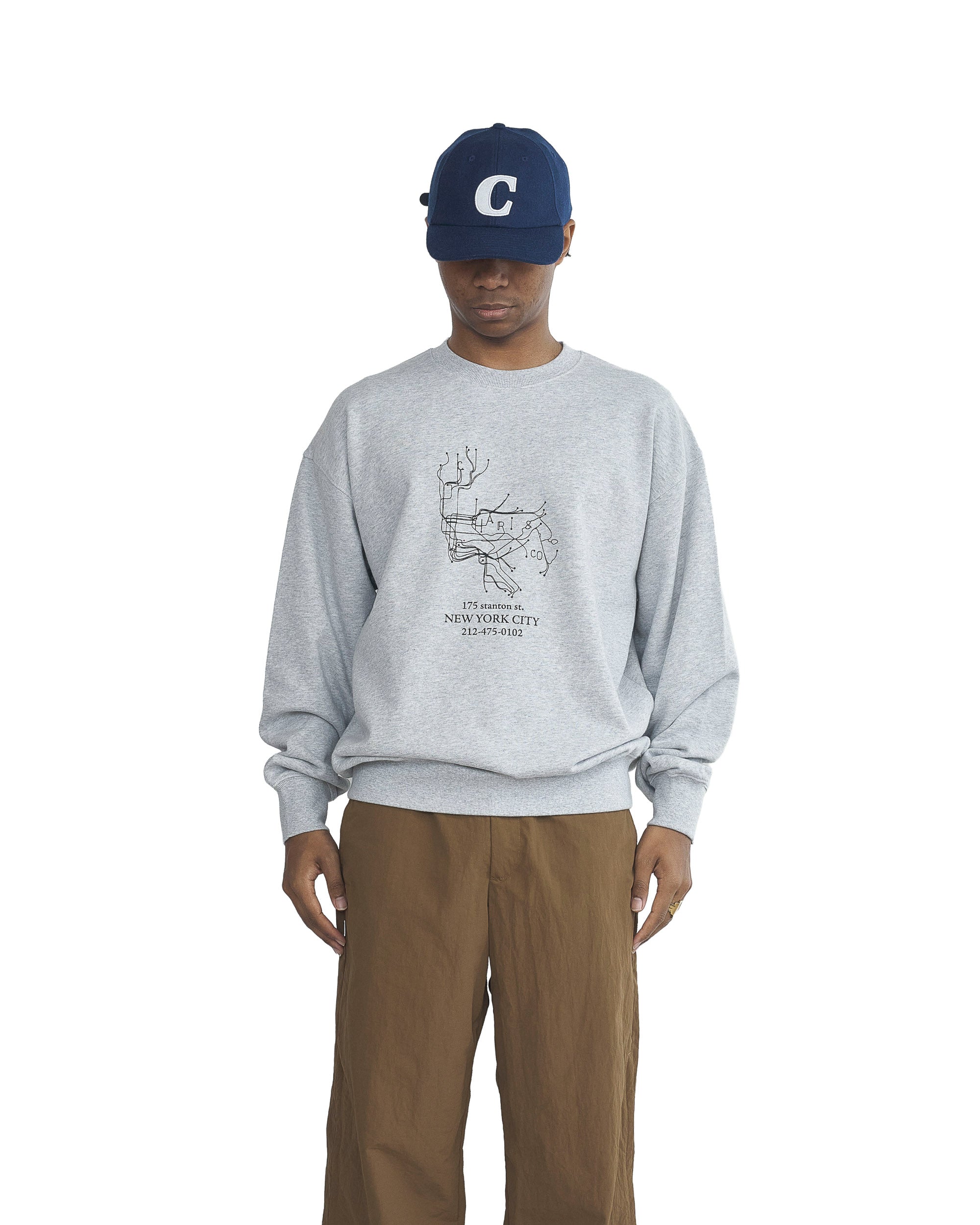 【9月初旬発売予定】CHARI METRO MAP SWEATS