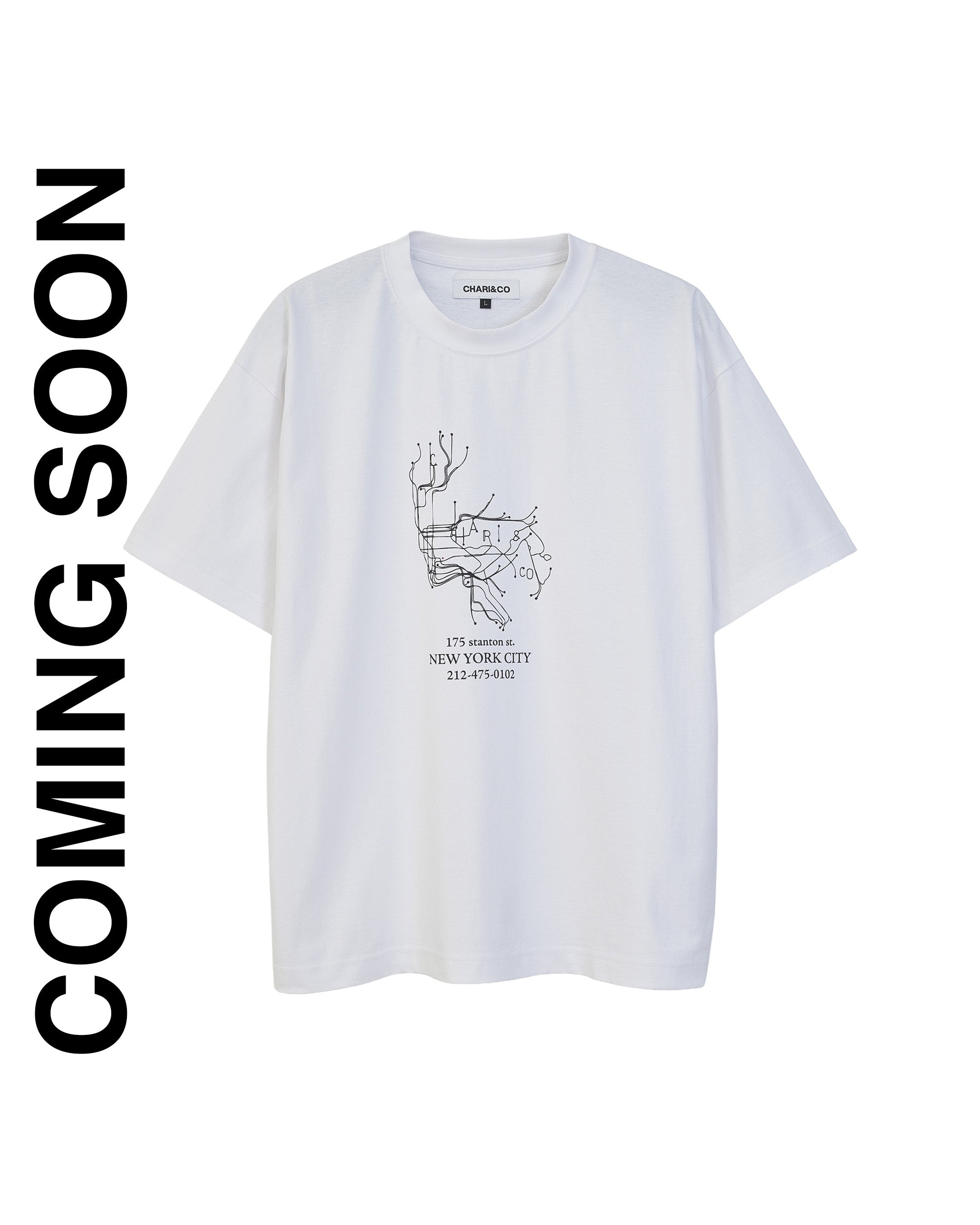 【8月初旬発売予定】CHARI METRO MAP TEE