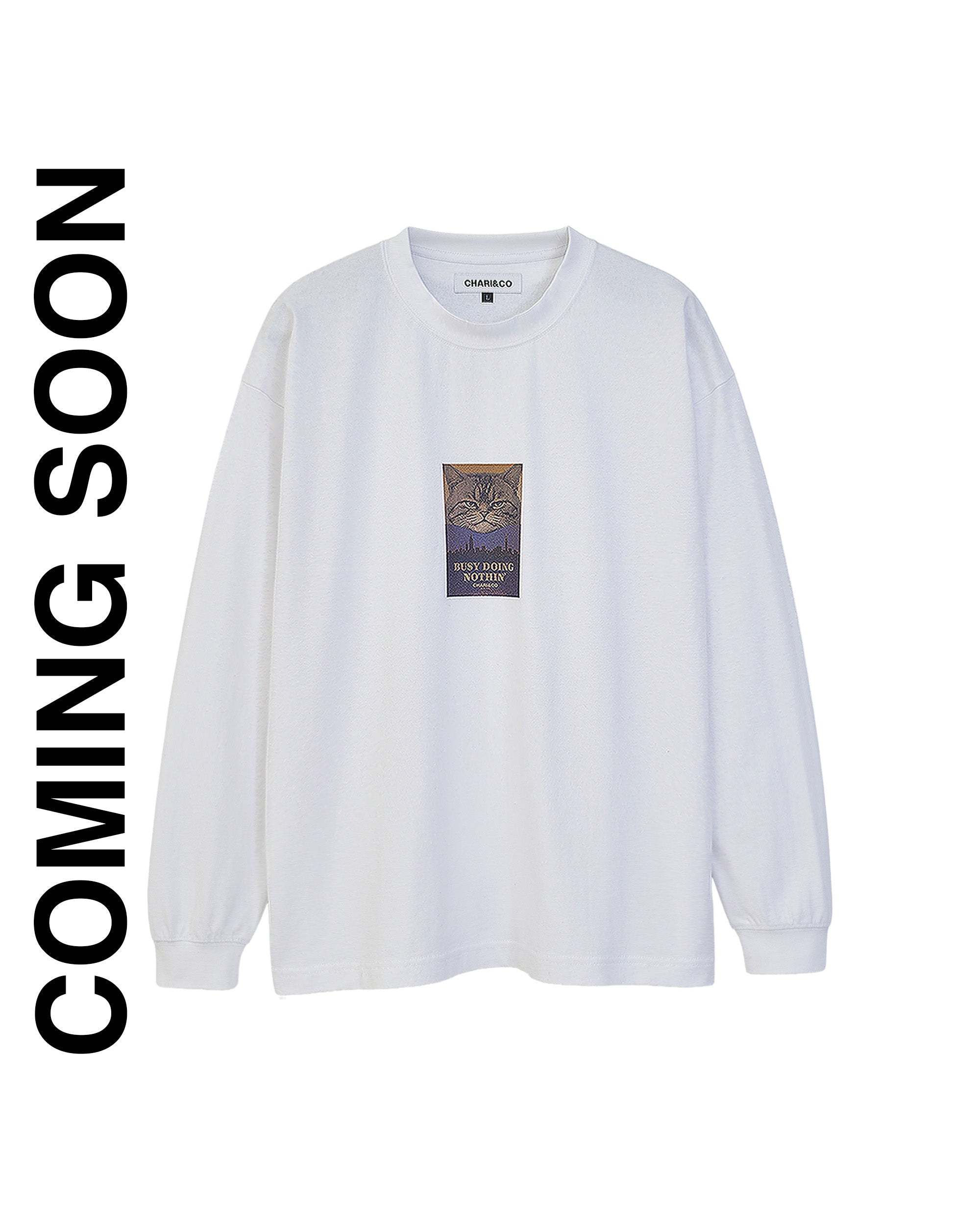 【9月初旬発売予定】CAT DOING NOTHING L/S TEE