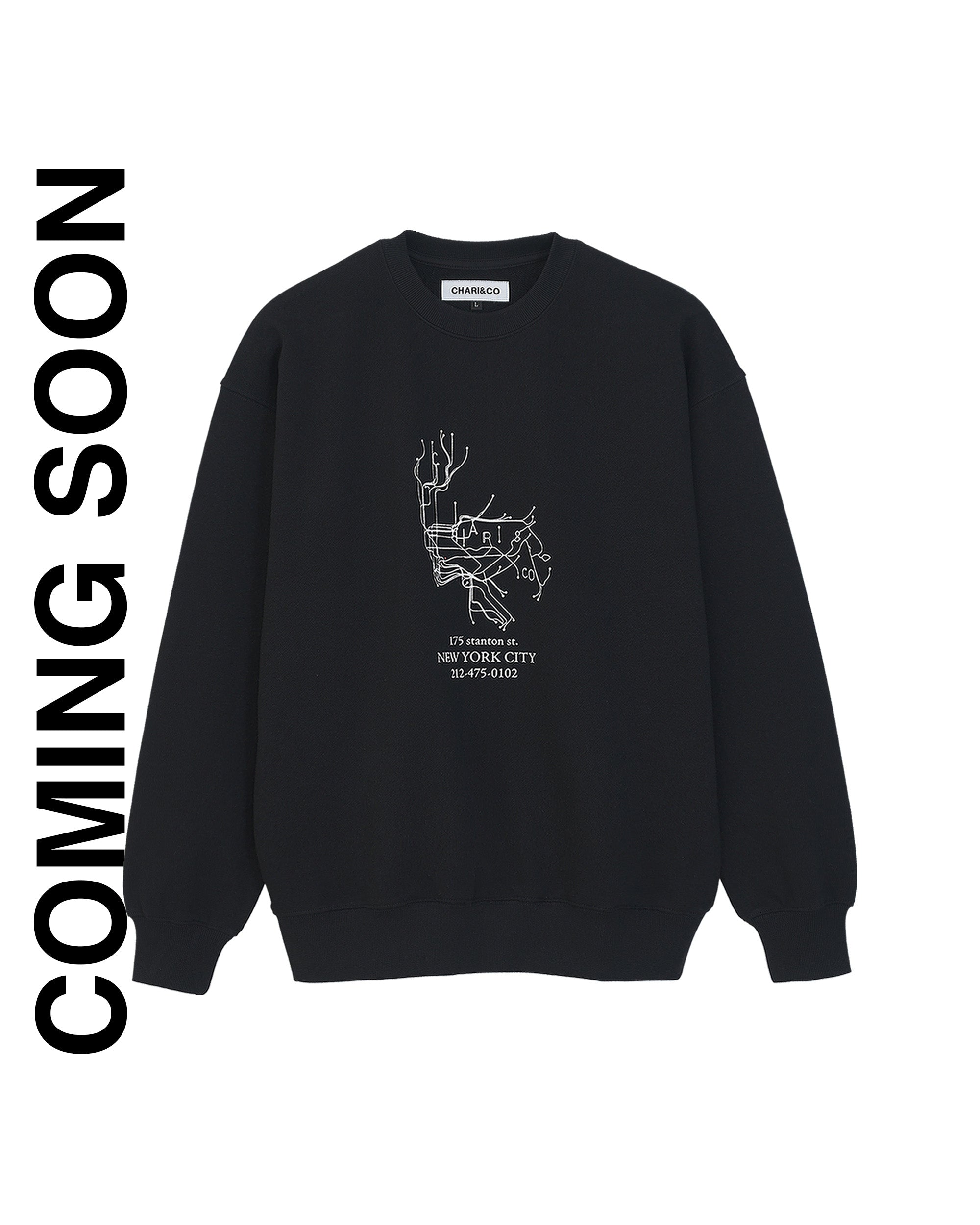 【9月初旬発売予定】CHARI METRO MAP SWEATS